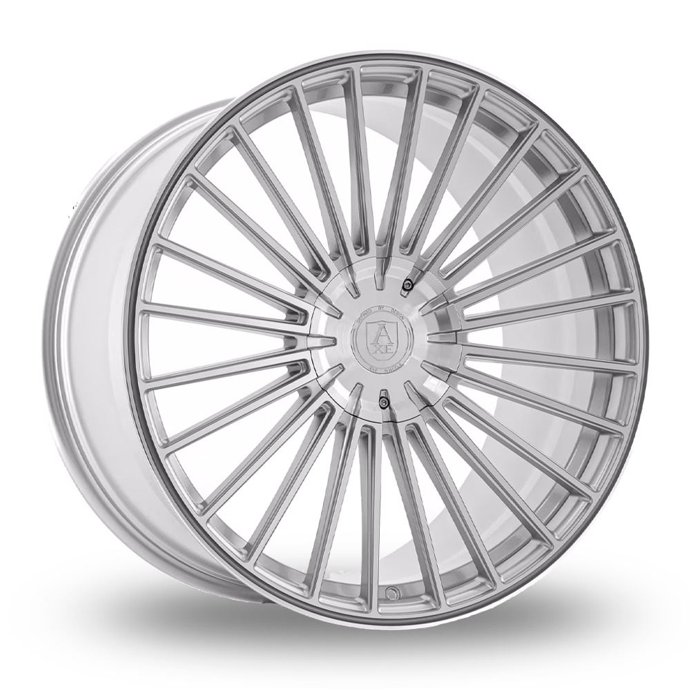Axe EX50 Gloss Silver Polished Alloy Wheels