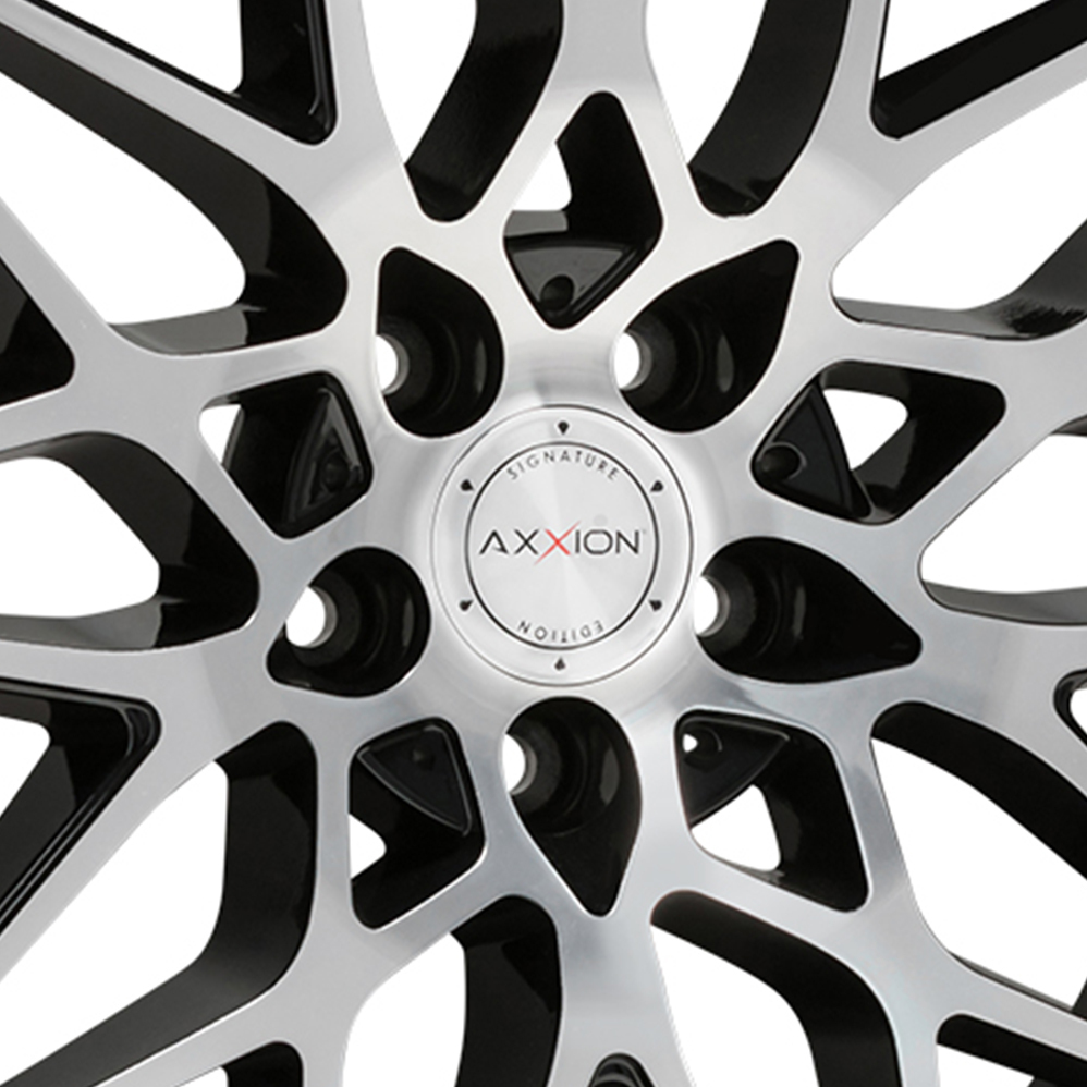20" Axxion AX9 Black Machined Alloy Wheels