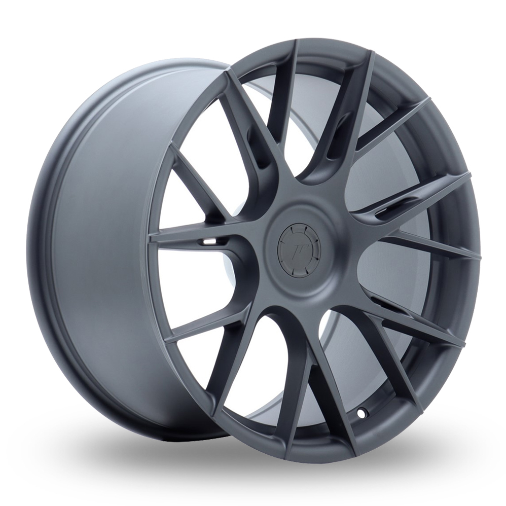 Japan Racing JR42 (9.5x19) (Custom Fitment) Matt Gunmetal Alloy Wheels