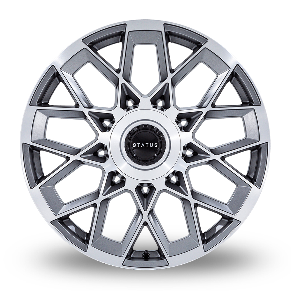 22" Status ST005 Matrix Anthracite Mirrored Alloy Wheels