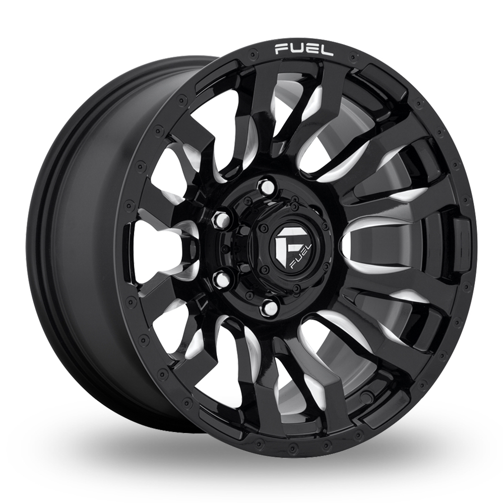 Fuel Off-Road D673 Blitz (EU Warehouse) Gloss Black Milled Alloy Wheels