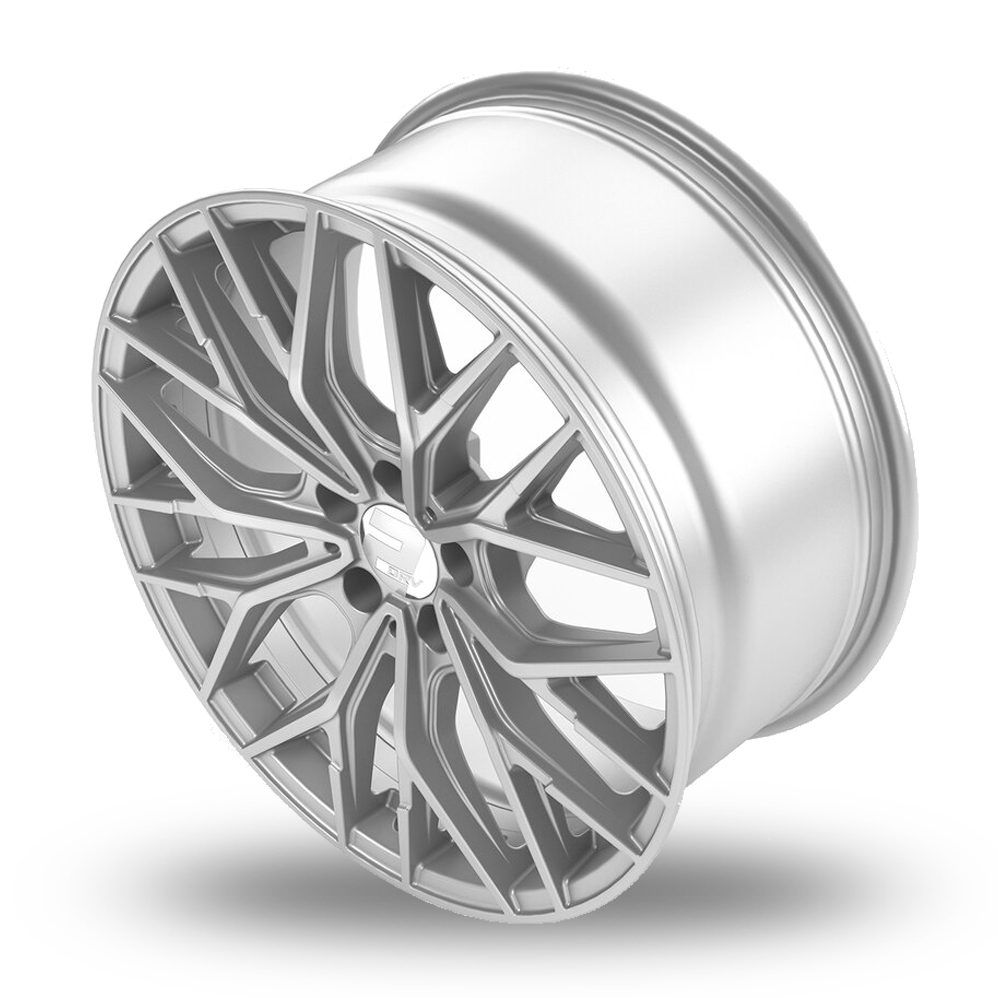 20" 2DRV WH37 Silver Alloy Wheels