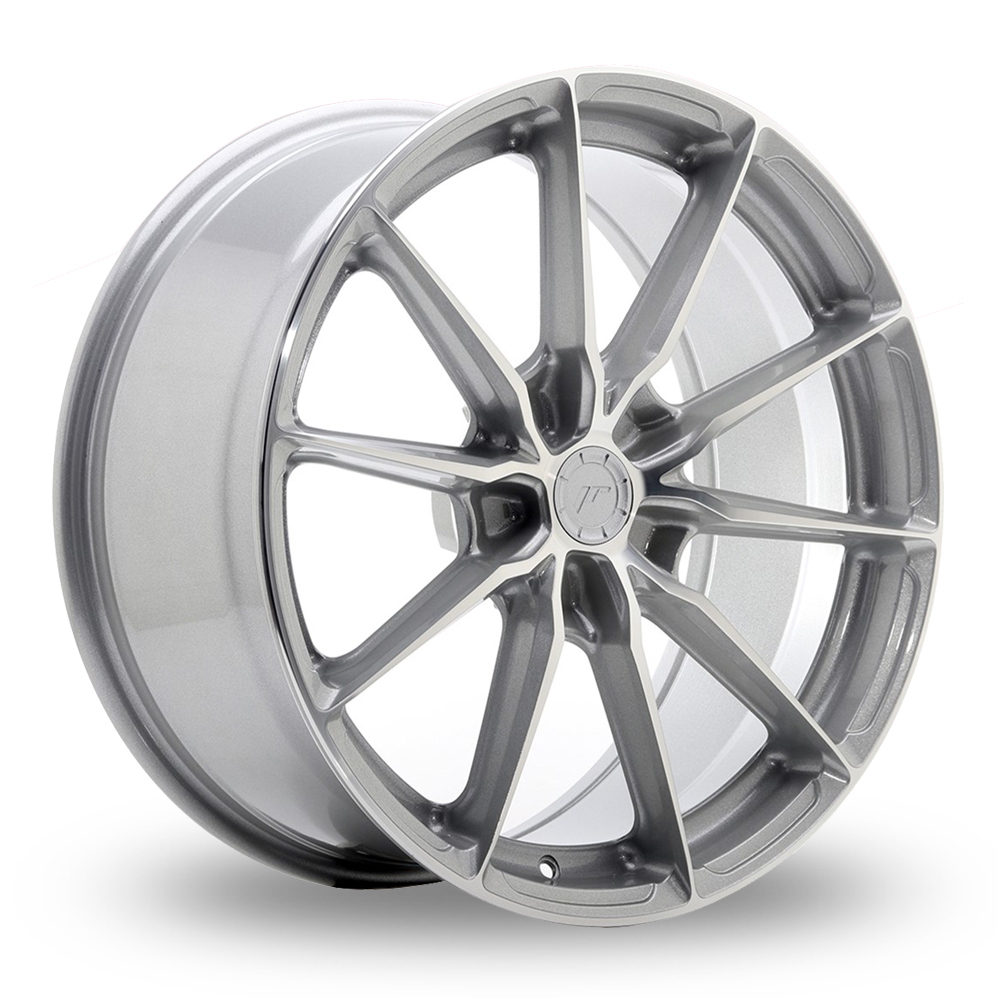 Japan Racing JR37 (8.5x19) (Custom Fitment) Silver Machined Face Alloy Wheels