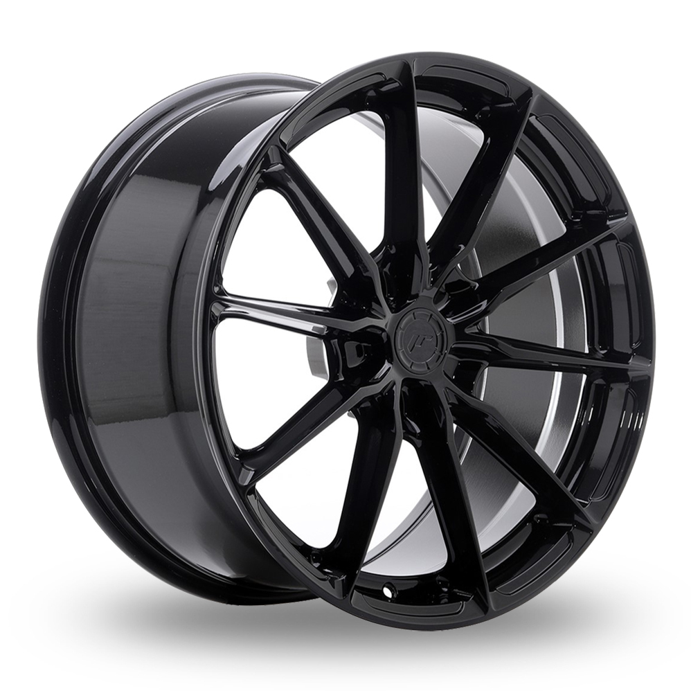 Japan Racing JR37 (8.5x19) (Custom Fitment) Gloss Black Alloy Wheels