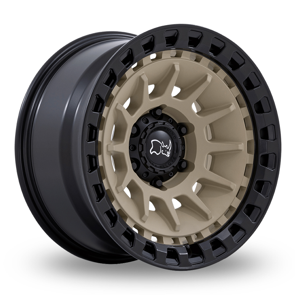 Black Rhino Barrage (USA Warehouse) Desert Sand Matte Black Alloy Wheels