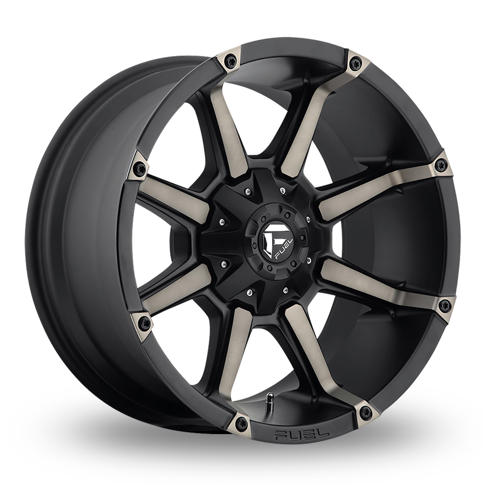 Fuel Off-Road D556 Coupler (USA Warehouse) Matt Black Double Dark Tint Alloy Wheels
