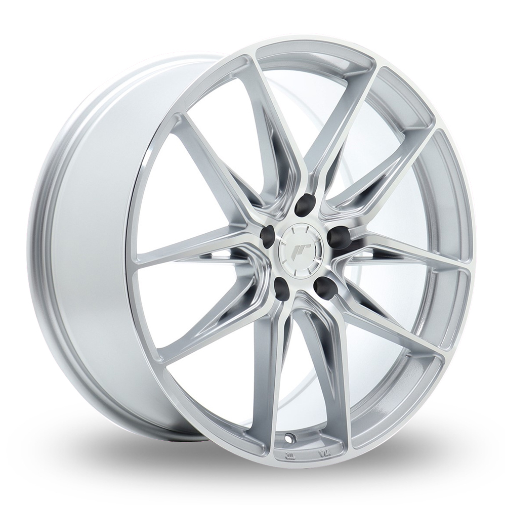 Japan Racing JR44 (8.5x19) (Custom Fitment) Silver Machined Face Alloy Wheels