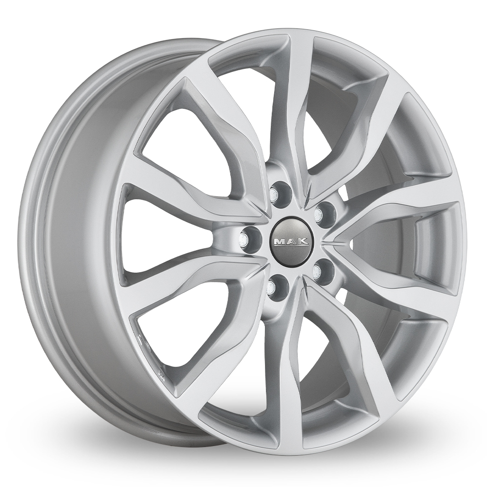 20" MAK Koln Silver Alloy Wheels