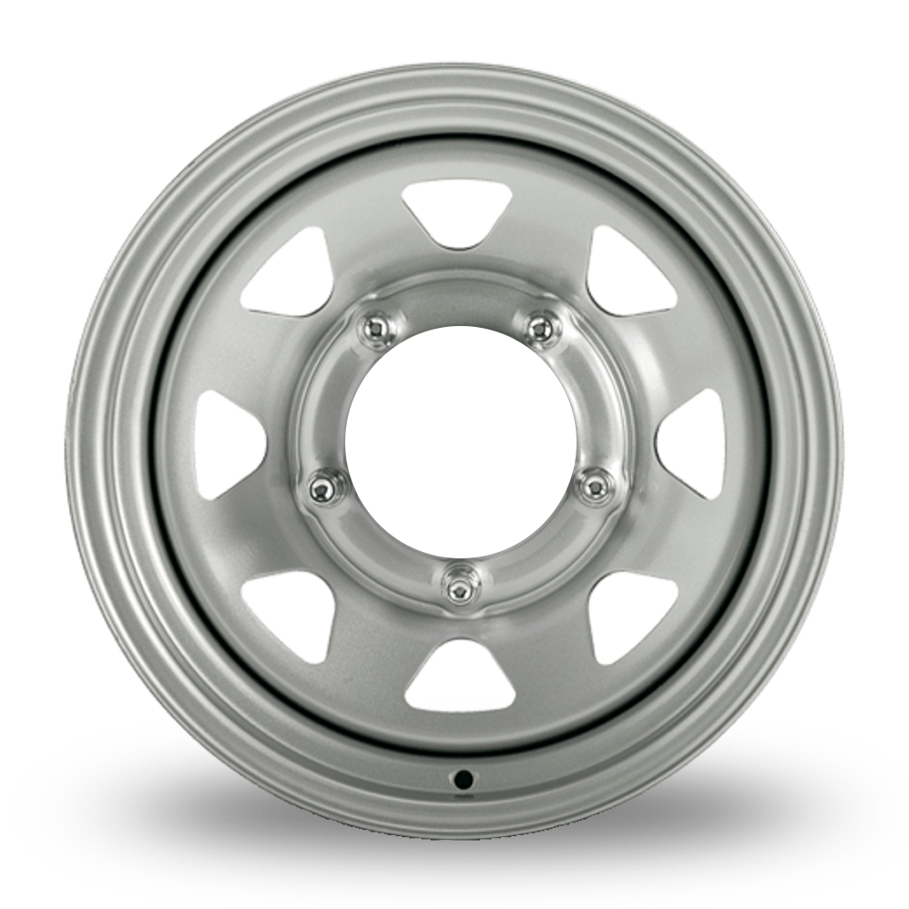 15" Dotz Dakar Silver Alloy Wheels