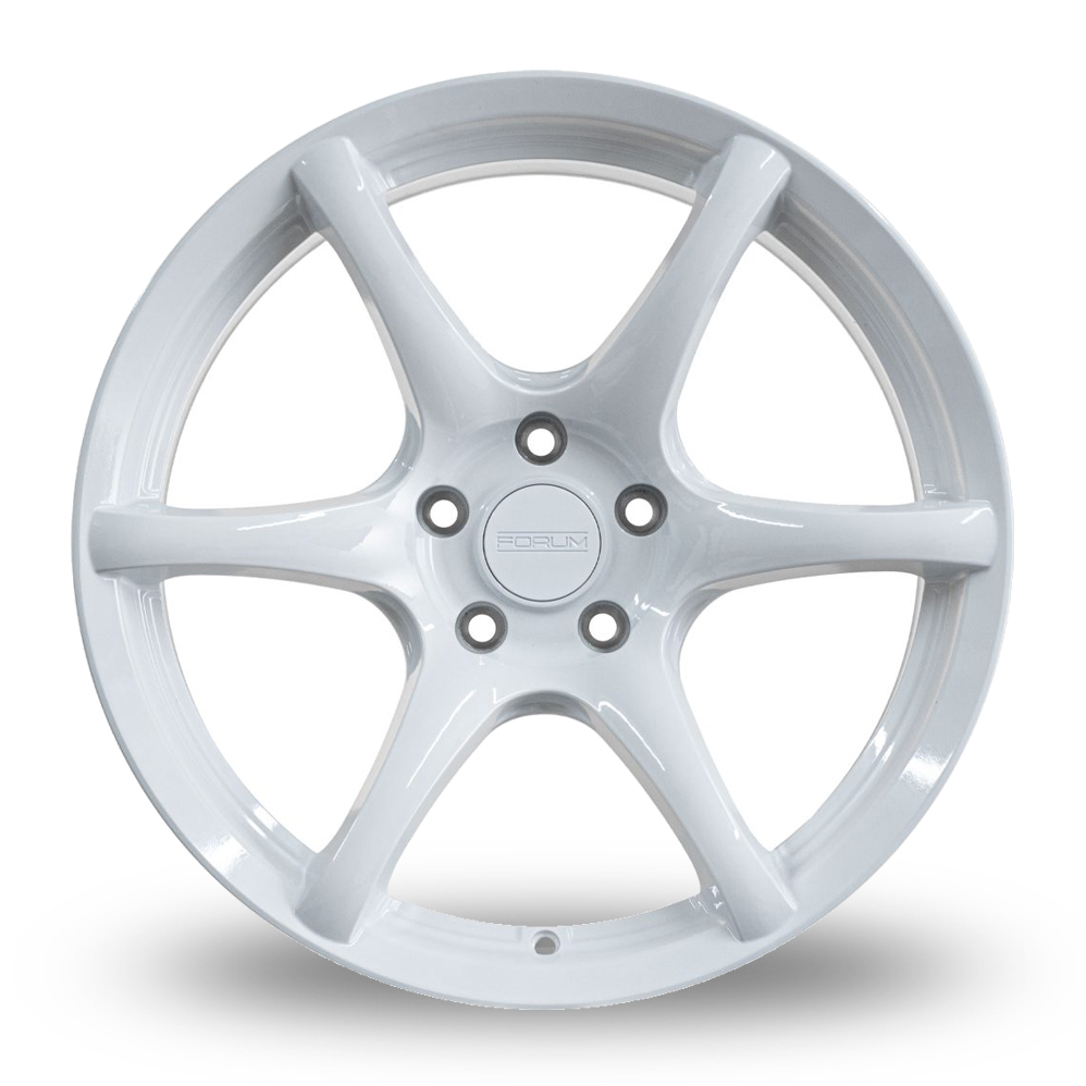 18" Forum BNR White Alloy Wheels