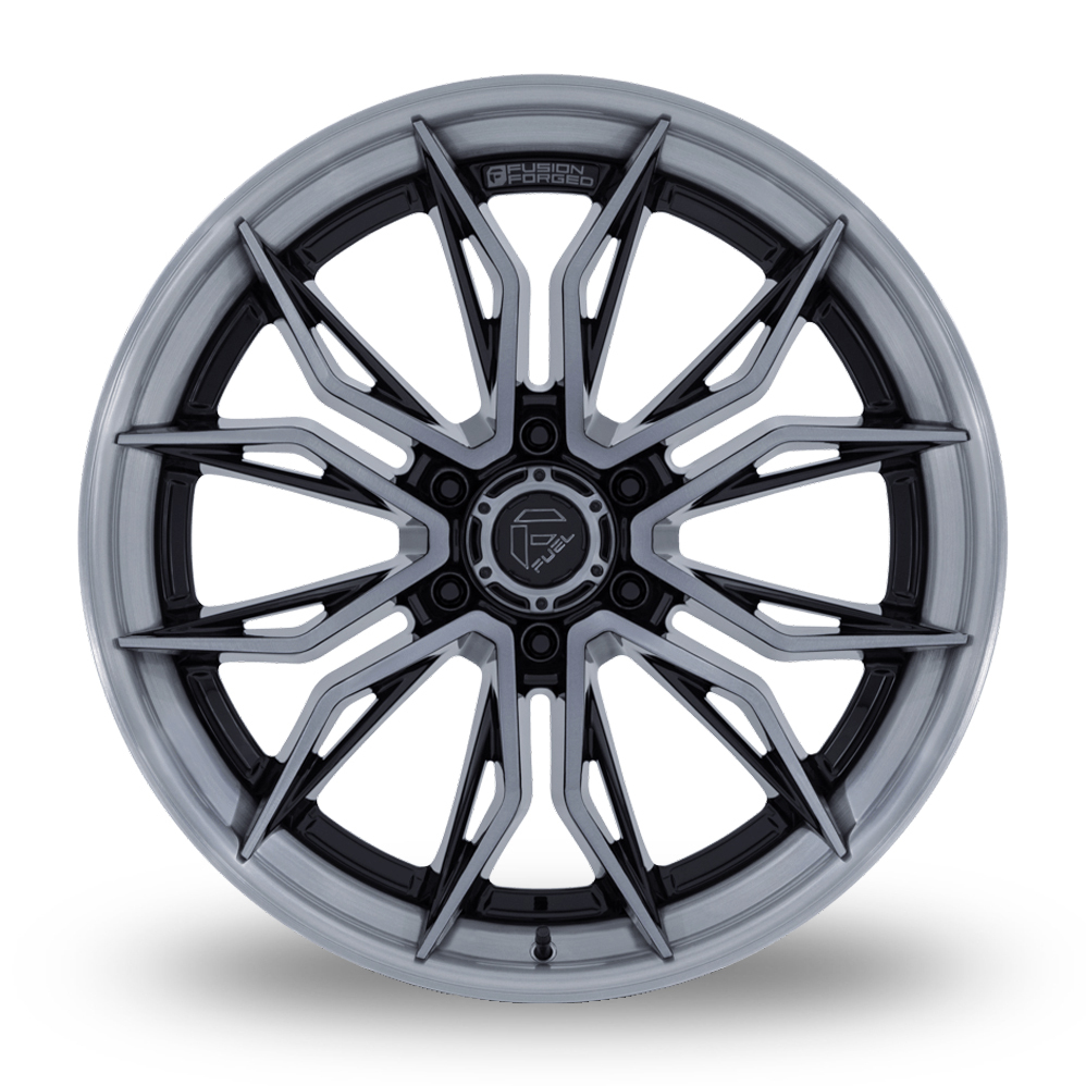 20" Fuel Off-Road FC404 Mutiny (USA Warehouse) Gloss Black Brushed Dark Tint Alloy Wheels