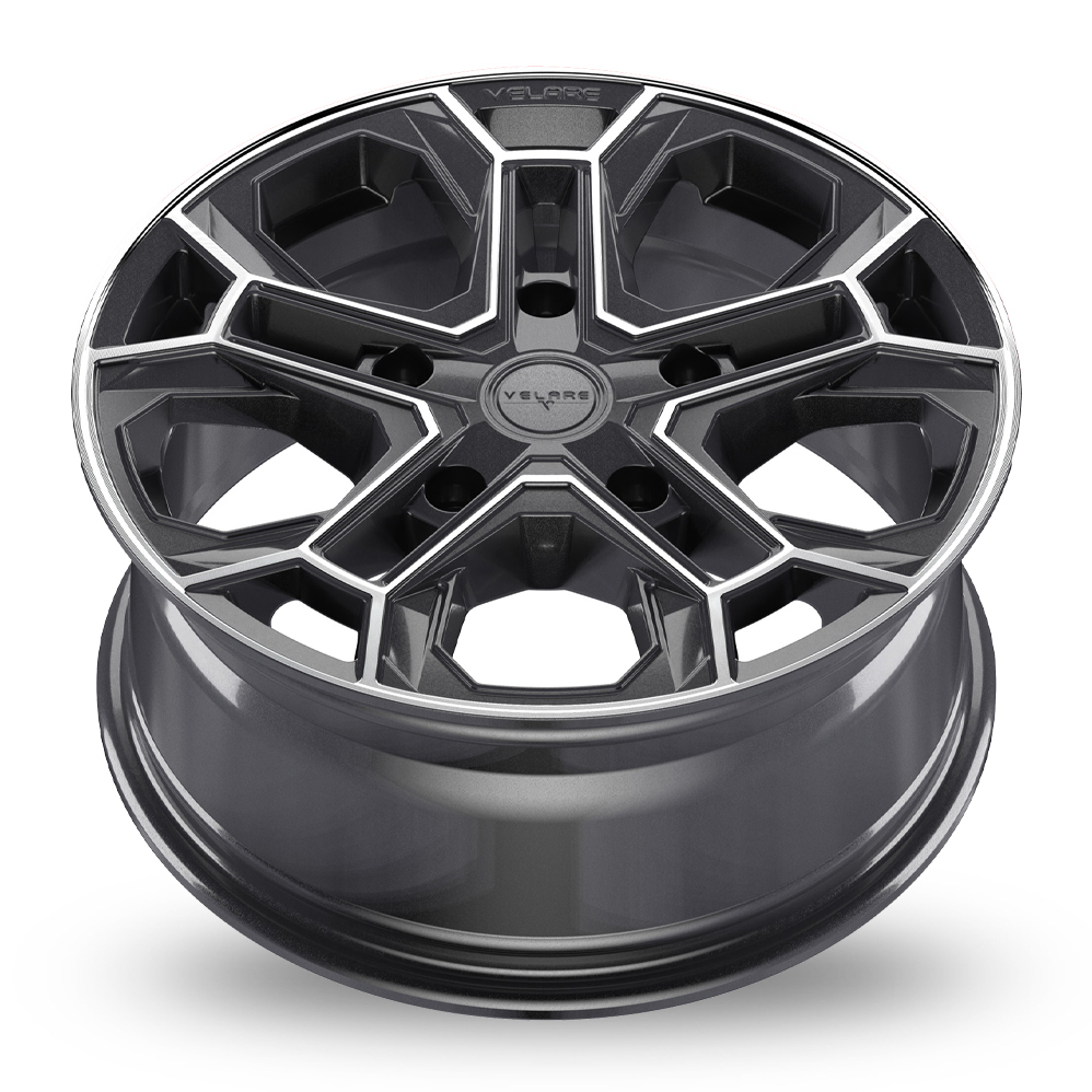 20" Velare VLR-ST Platinum Grey Polsihed Alloy Wheels