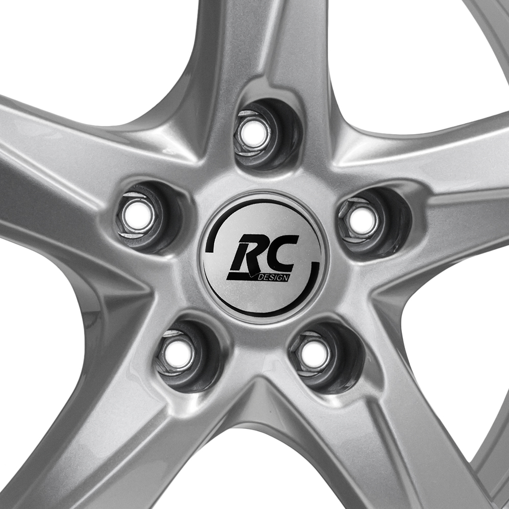 15" RC Design RC30 Crystal Silver Alloy Wheels