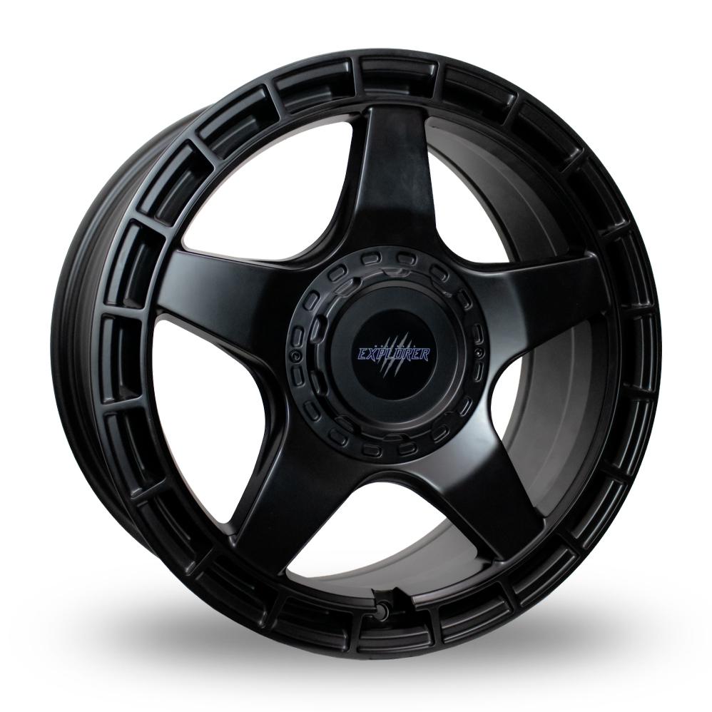 Wolfrace Explorer Black Wolf TWO Matt Black Alloy Wheels