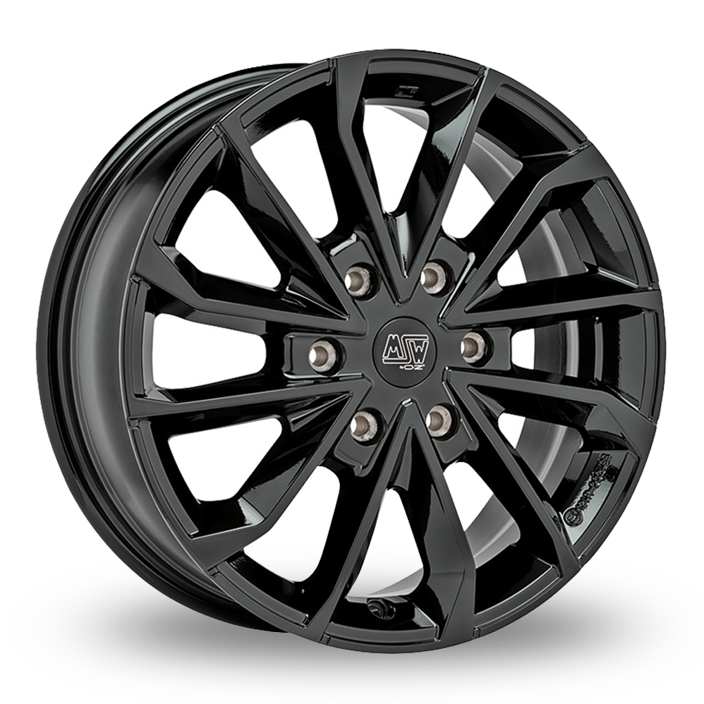 MSW (by OZ) 42 VAN Gloss Black Alloy Wheels