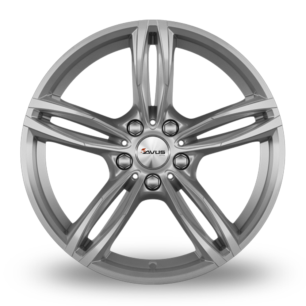 17" Avus Racing AC-MB3 Hyper Silver Alloy Wheels