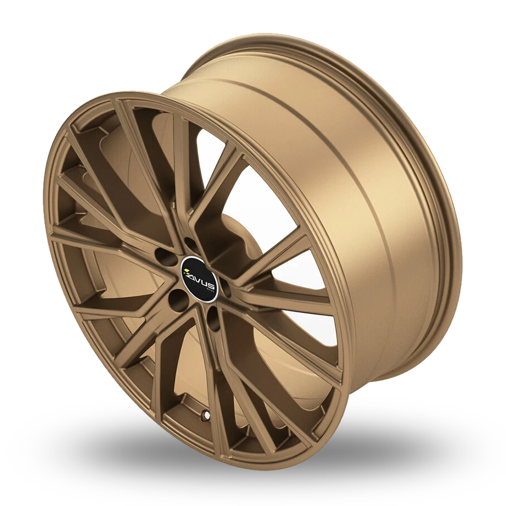 22" Avus Racing AF18 Bronze Alloy Wheels