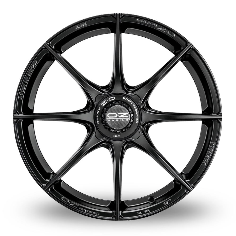 17" OZ Racing Formula HLT 4F Matt Black Alloy Wheels