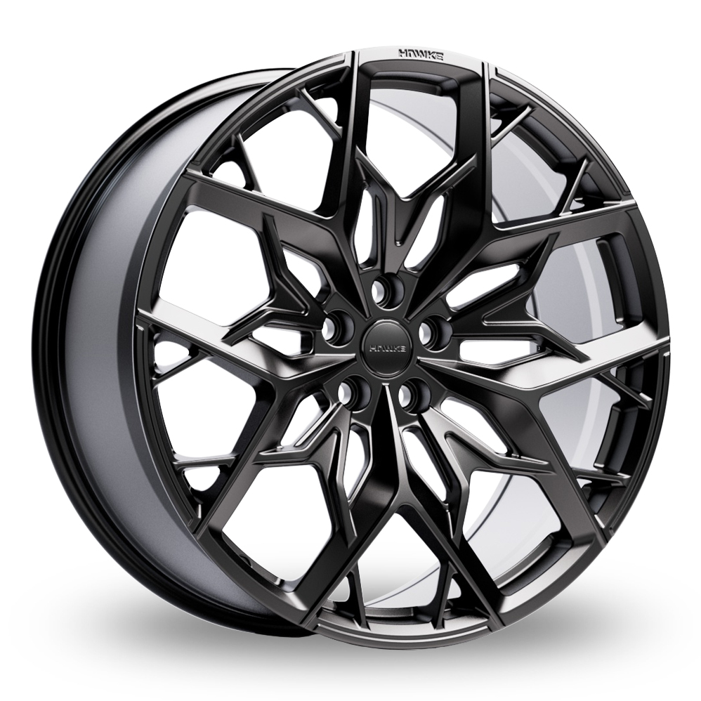 Hawke Vortex Matt Black Alloy Wheels