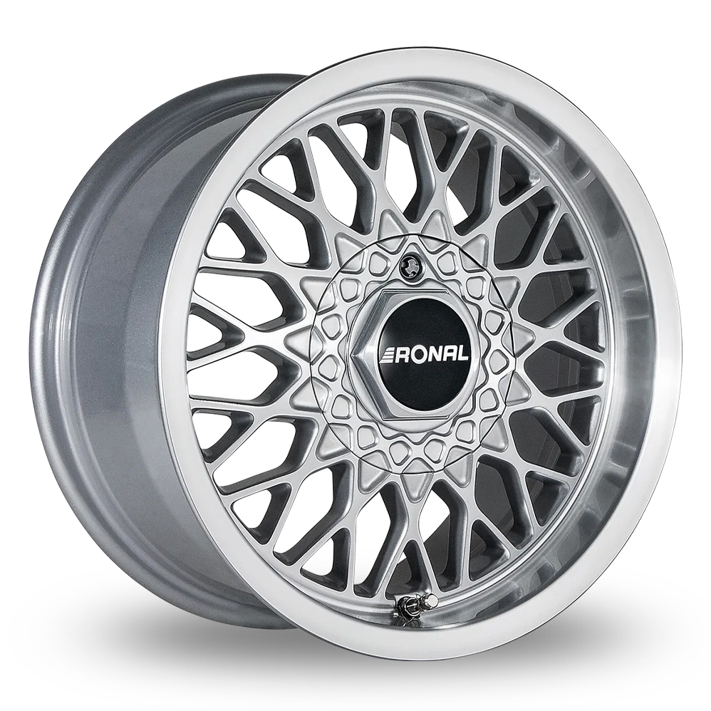 15" Ronal LS Silver Polished Rim Alloy Wheels