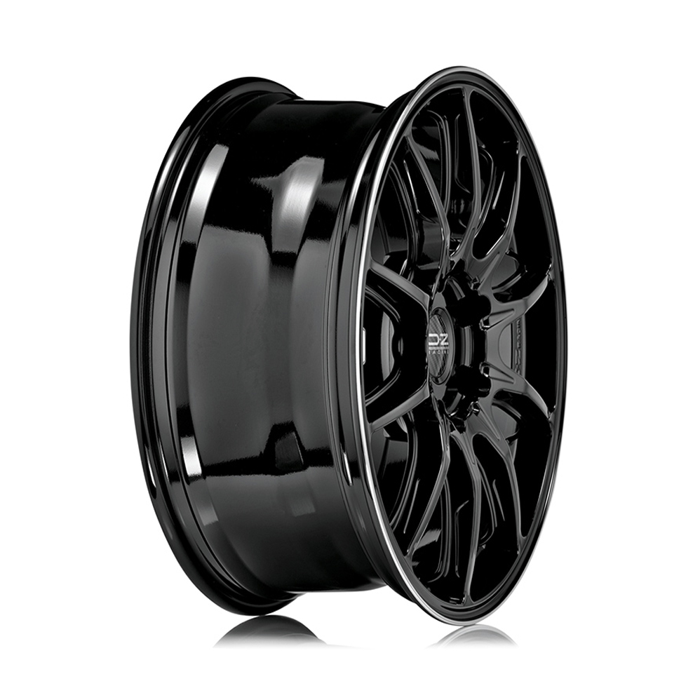 20" OZ Racing Hyper XT HLT Offroad Gloss Black Polished Lip Alloy Wheels