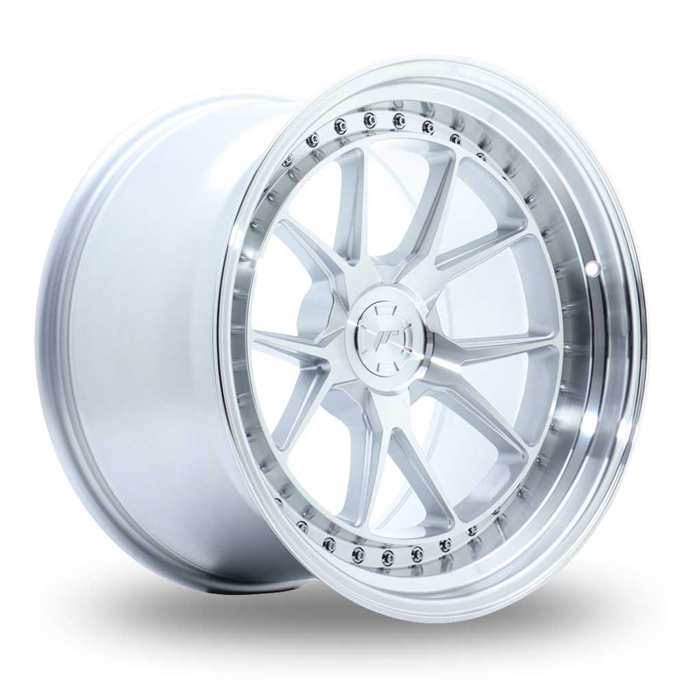 18 Inch Japan Racing JR39 () (Custom Fitment) Silver Machined Face Alloy Wheels