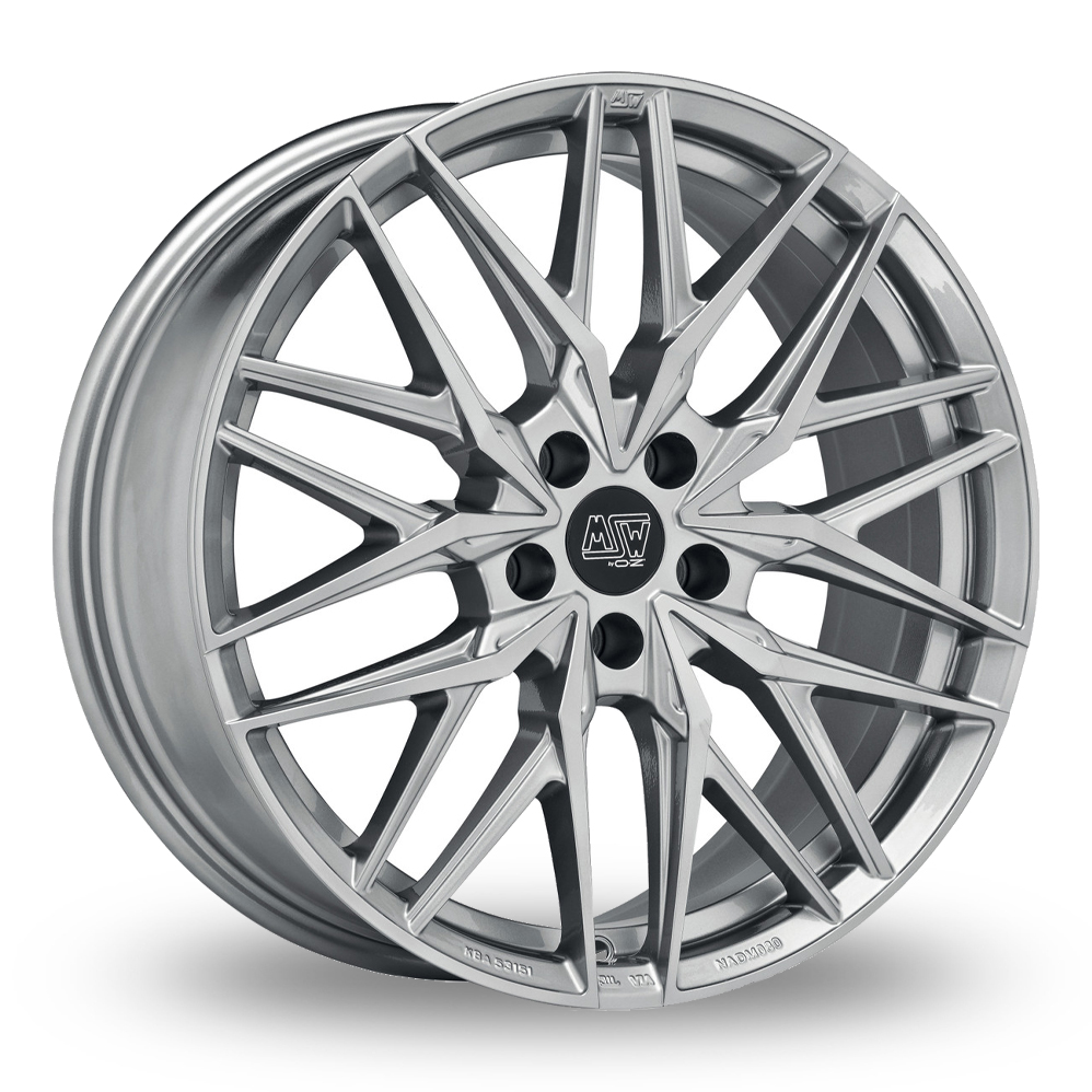 MSW (by OZ) 50 Hyper Silver Alloy Wheels