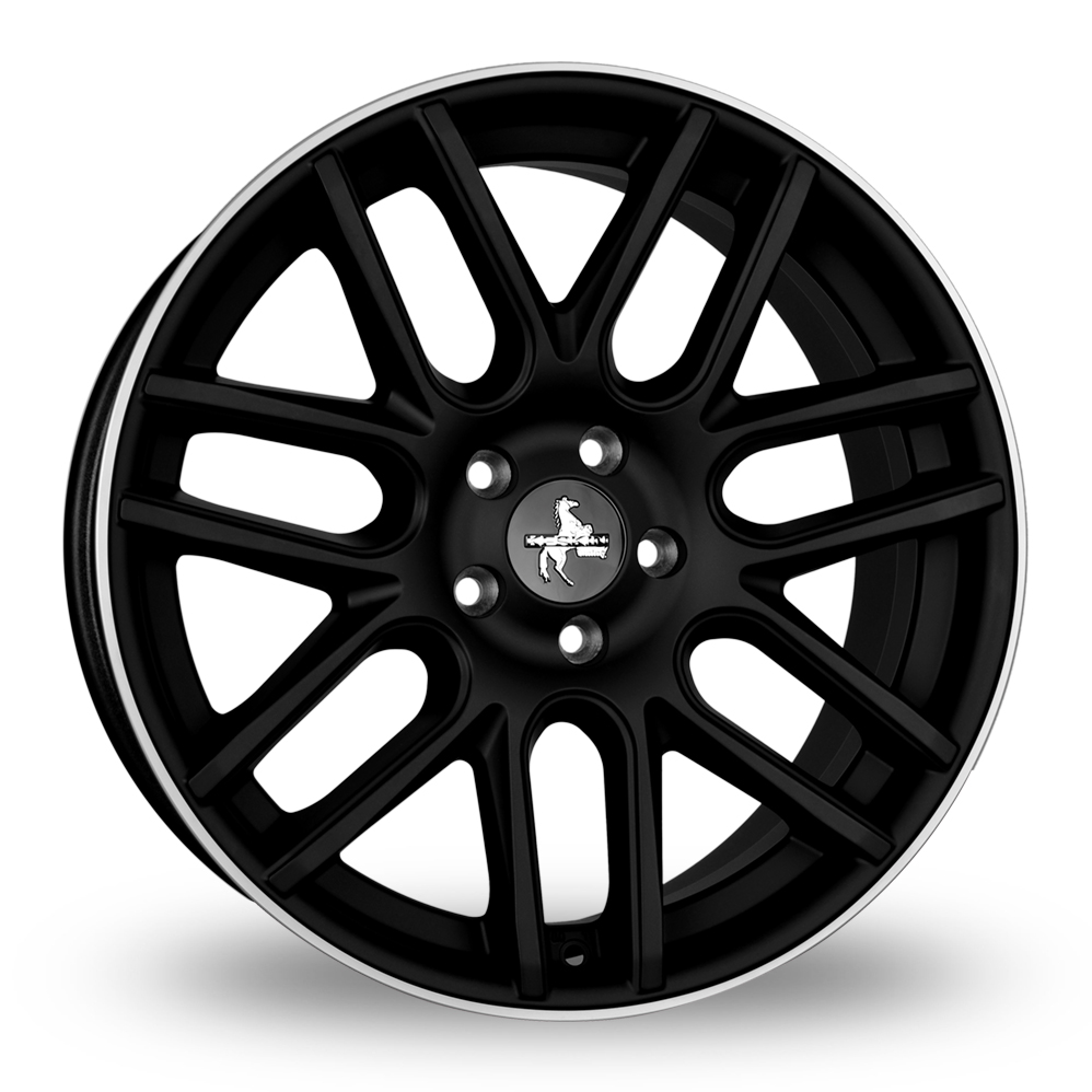Keskin Tuning KT14 Black Polished Steel Lip Alloy Wheels