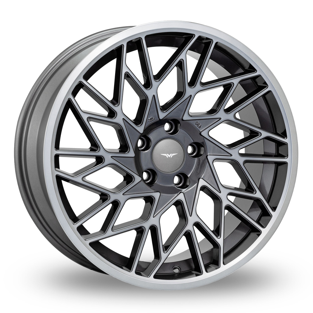 VEEMANN V-FS29R Graphite Smoke Machined Alloy Wheels