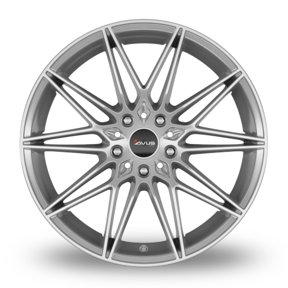 19" Avus Racing AC-MB5 Hyper Silver Alloy Wheels