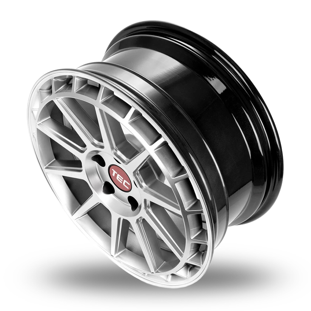 19" TEC Speedwheels GT8 Hyper Silver Alloy Wheels