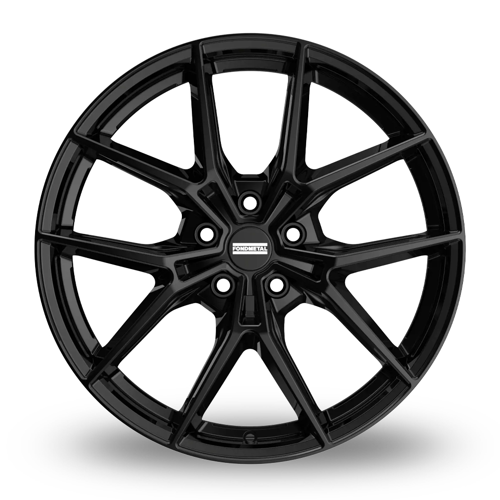 18" Fondmetal Iupiter Gloss Black Alloy Wheels