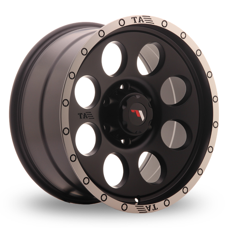Japan Racing JRX4 (9x18) Matt Black Machined Lip Alloy Wheels