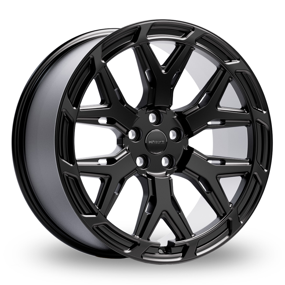Hawke Havoc Matt Black Alloy Wheels