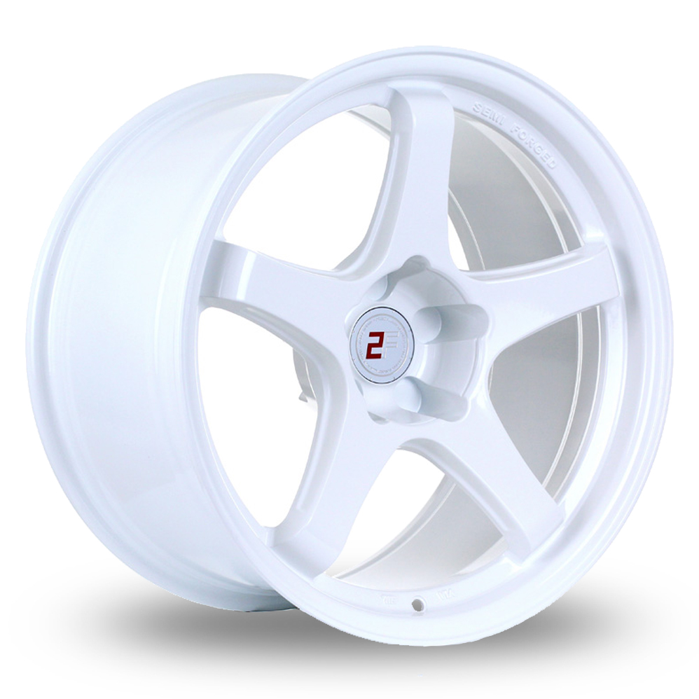 2FORGE ZF7 White Alloy Wheels