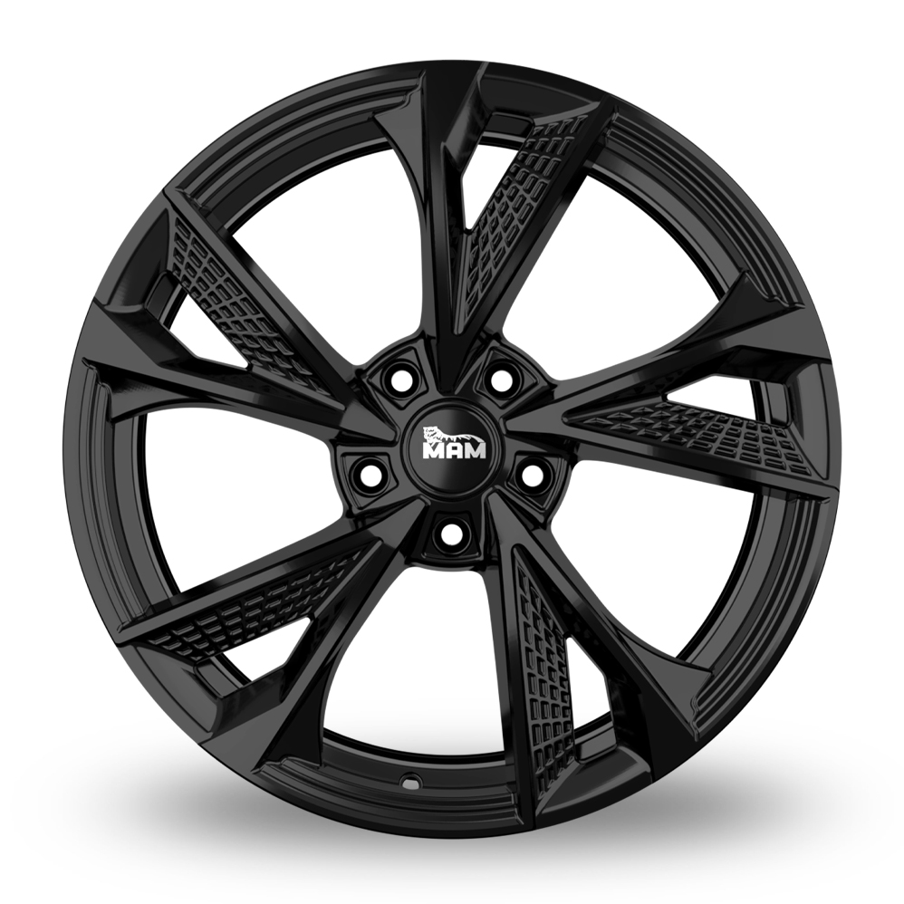 16" MAM RS6 Gloss Black Alloy Wheels