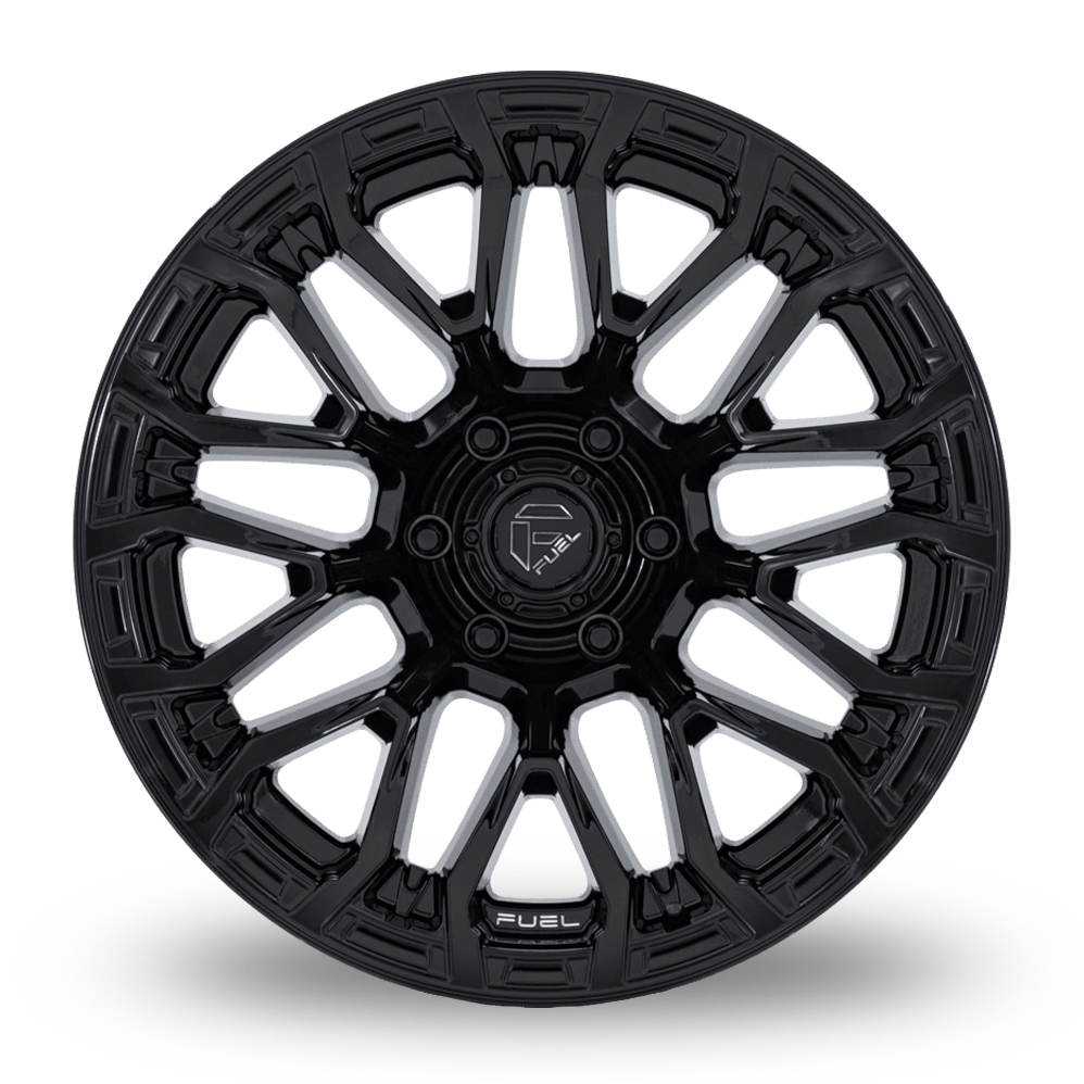 20" Fuel Off-Road FC899 Chisel (USA Warehouse) Gloss Black Alloy Wheels