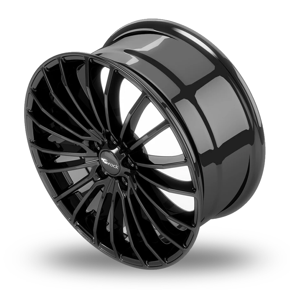 19" Brock B24 Gloss Black Alloy Wheels