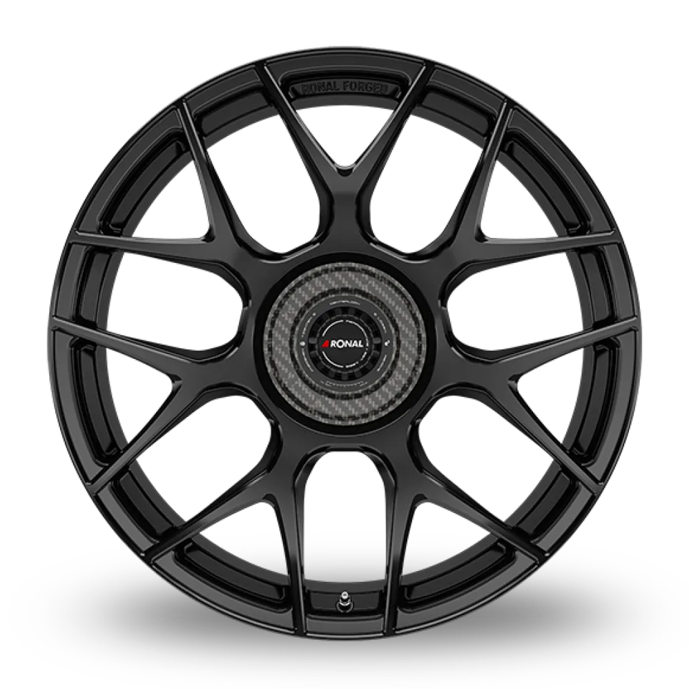 20" Ronal RF1 REV-CRB Matt Black Alloy Wheels