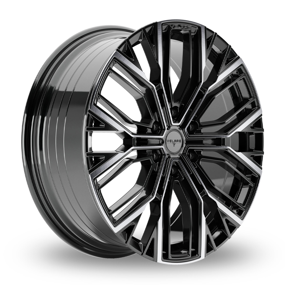 20" Velare VLR-6C Gloss Black Machined Alloy Wheels