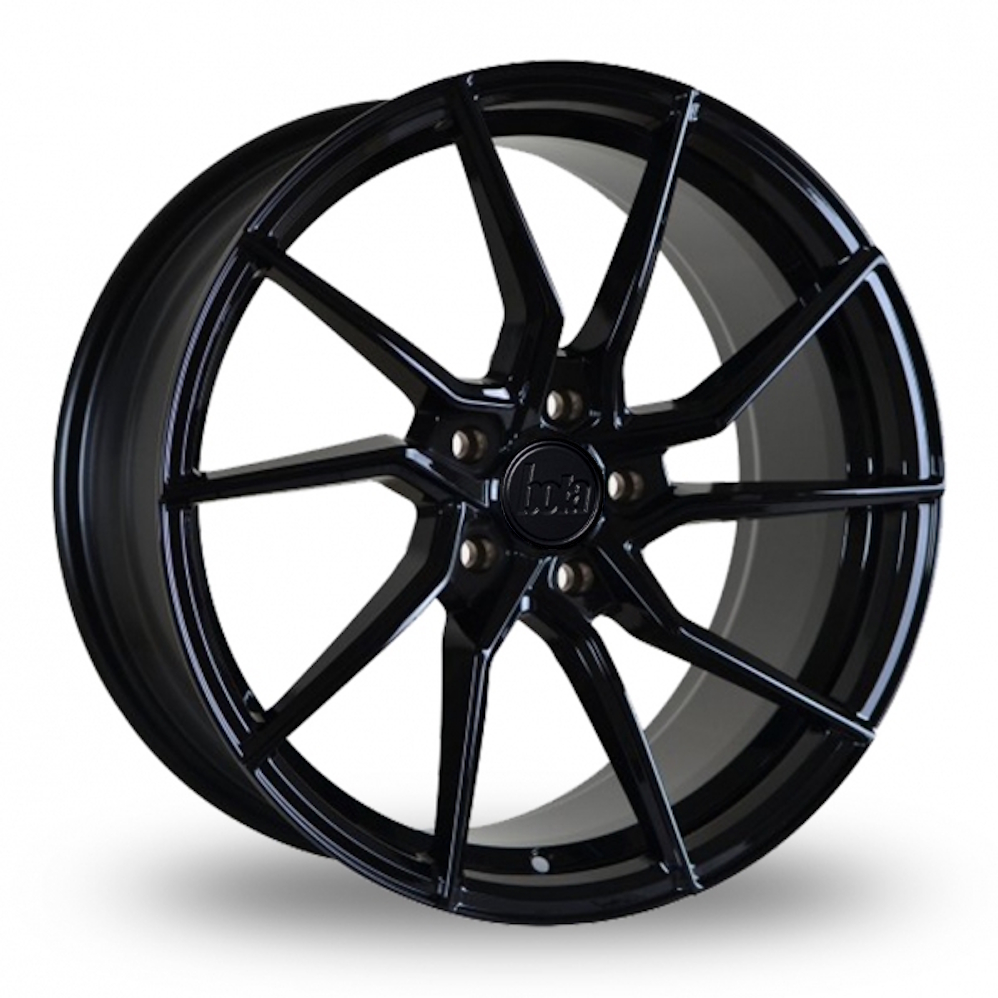 Bola B25 Gloss Black Alloy Wheels
