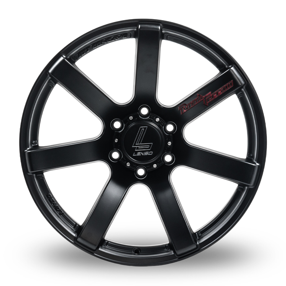 17" Lenso RT-Concave Matt Black Alloy Wheels