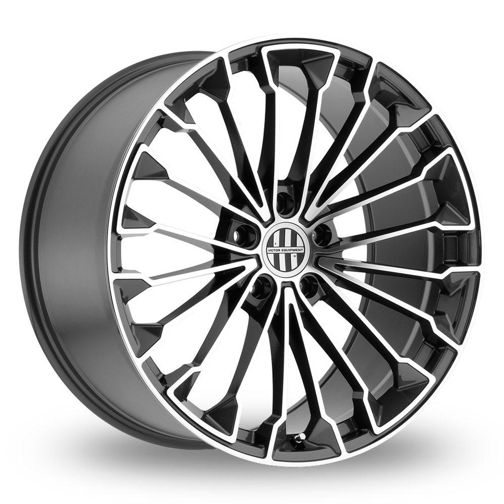 Victor Equipment Wurttemburg (USA Warehouse) Gunmetal With Mirror Cut Face Alloy Wheels