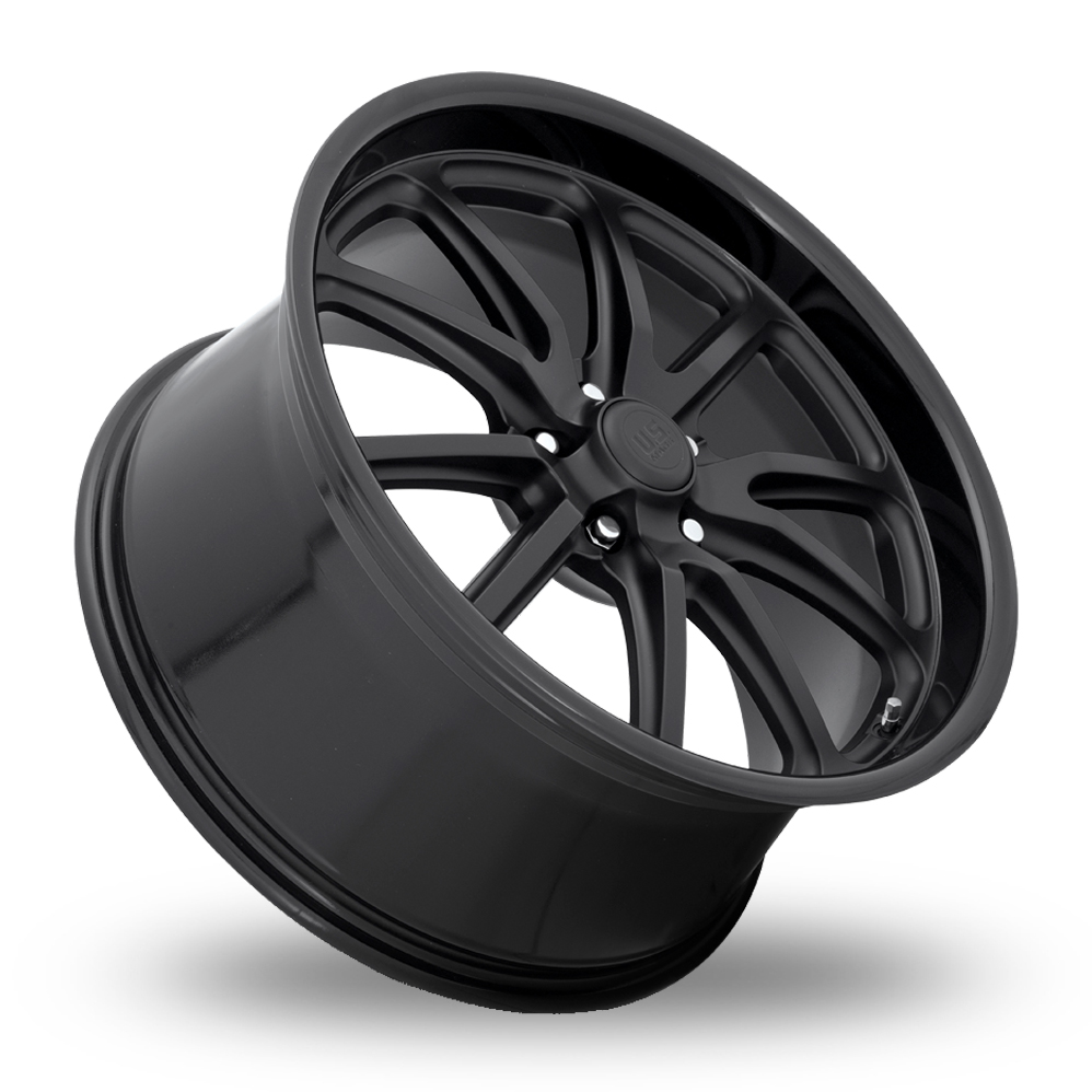 18" US Mags U123 Rambler Gloss Black Matt Black Alloy Wheels