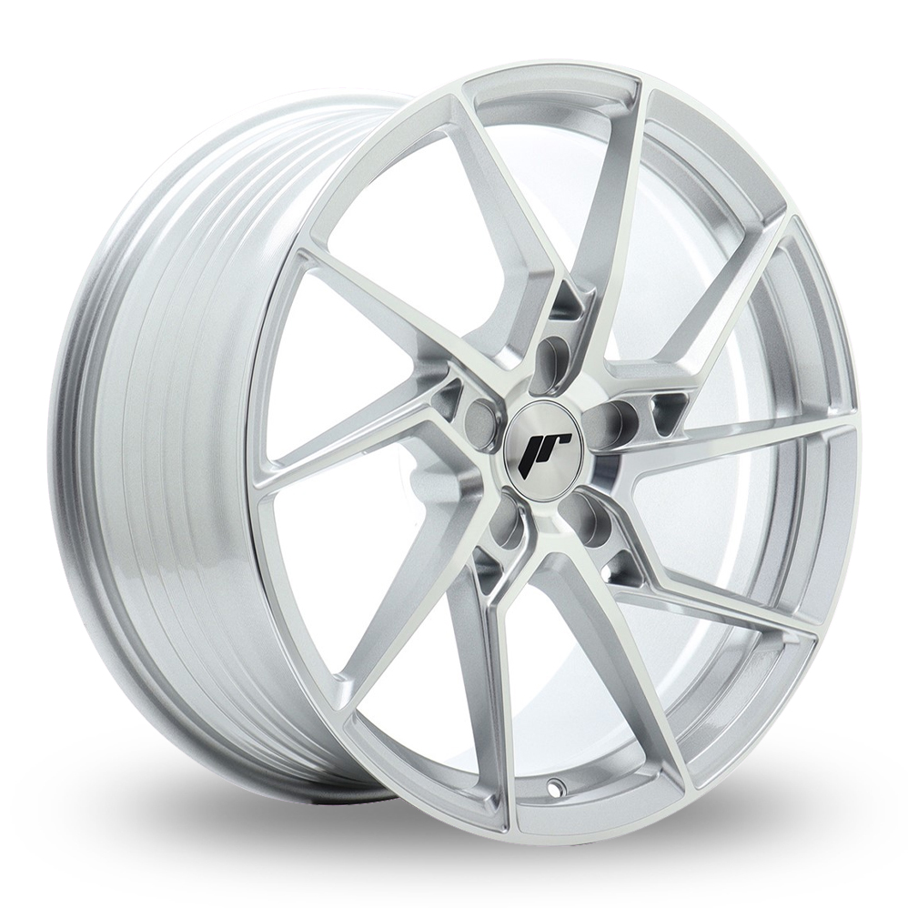Japan Racing JR33 (8.5x19) (Custom Fitment) Silver Machined Face Alloy Wheels