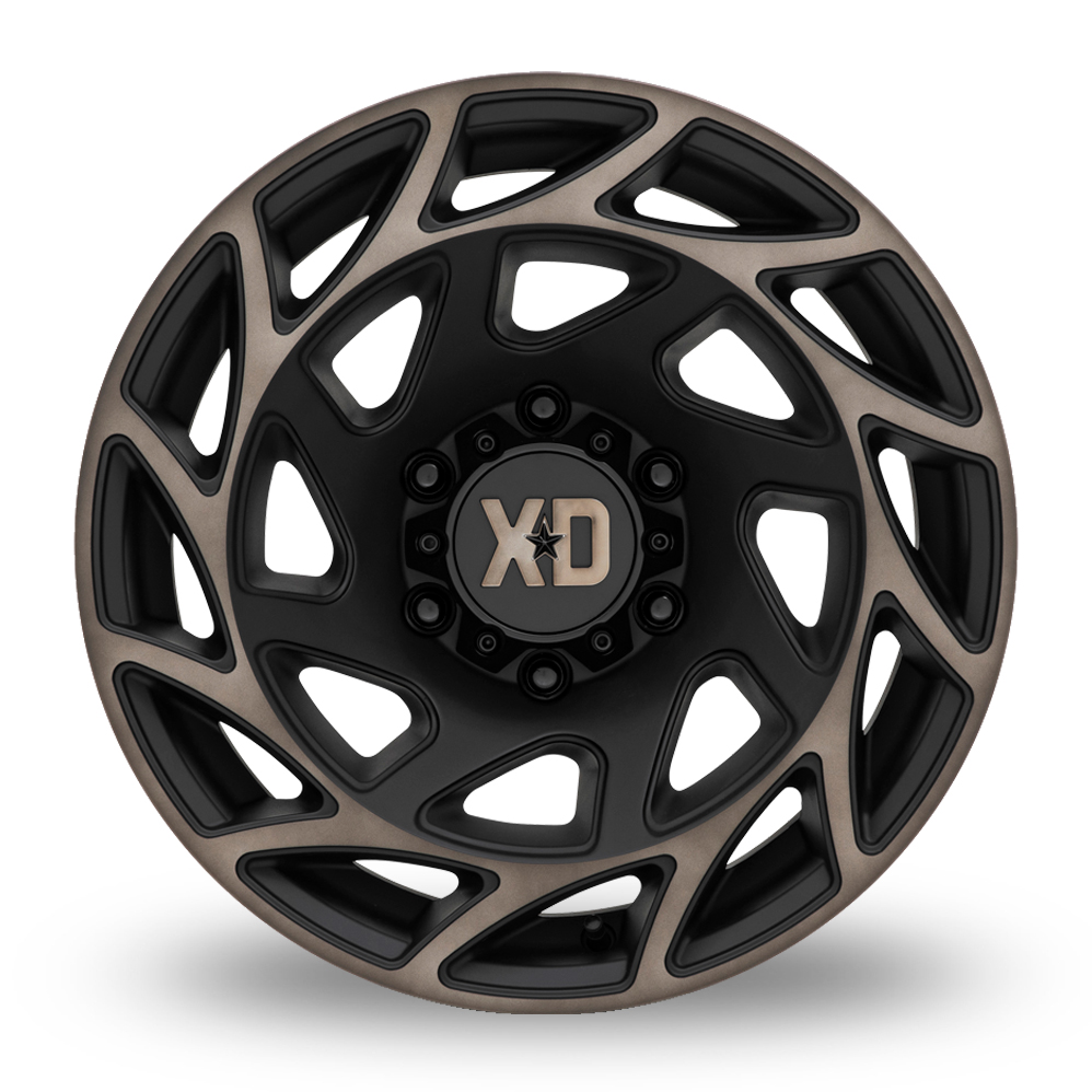 22" XD XD860 Onslaught Satin Black With Bronze Tint Alloy Wheels