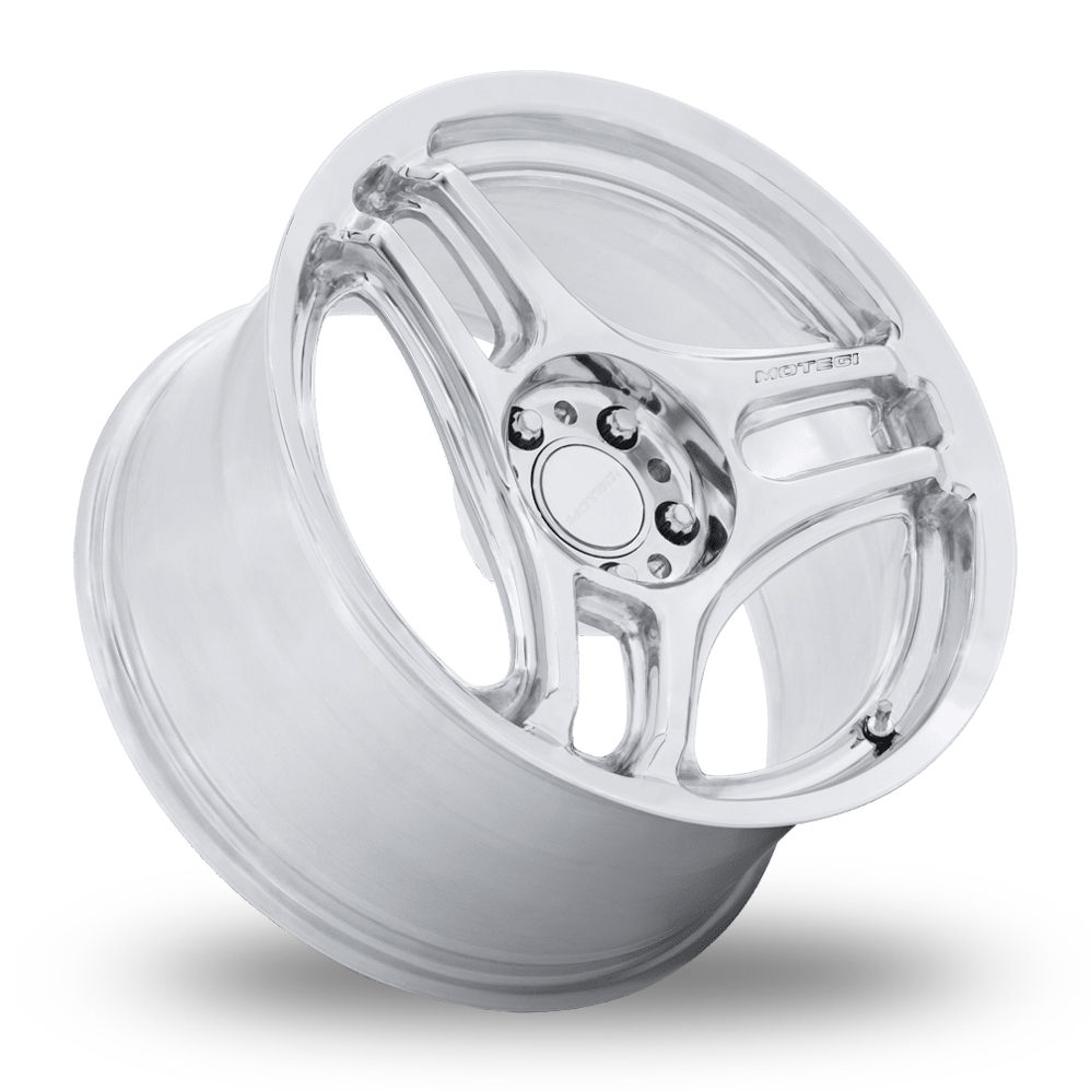 18" Motegi Racing MR161 Kojin (USA Warehouse) Silver Polished Alloy Wheels