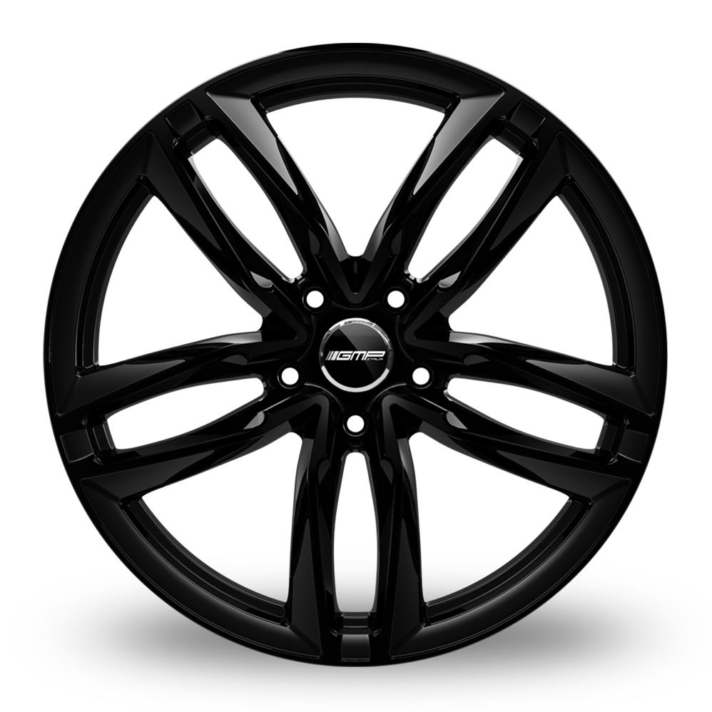 19" GMP Italia Atom Gloss Black Alloy Wheels