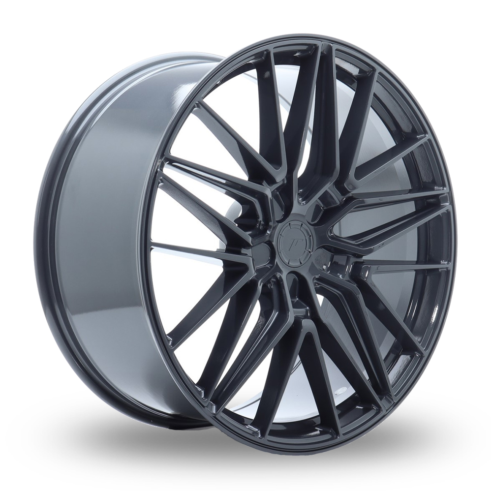 Japan Racing JR38 (10.5x22) (Custom Fitment) Hyper Grey Alloy Wheels