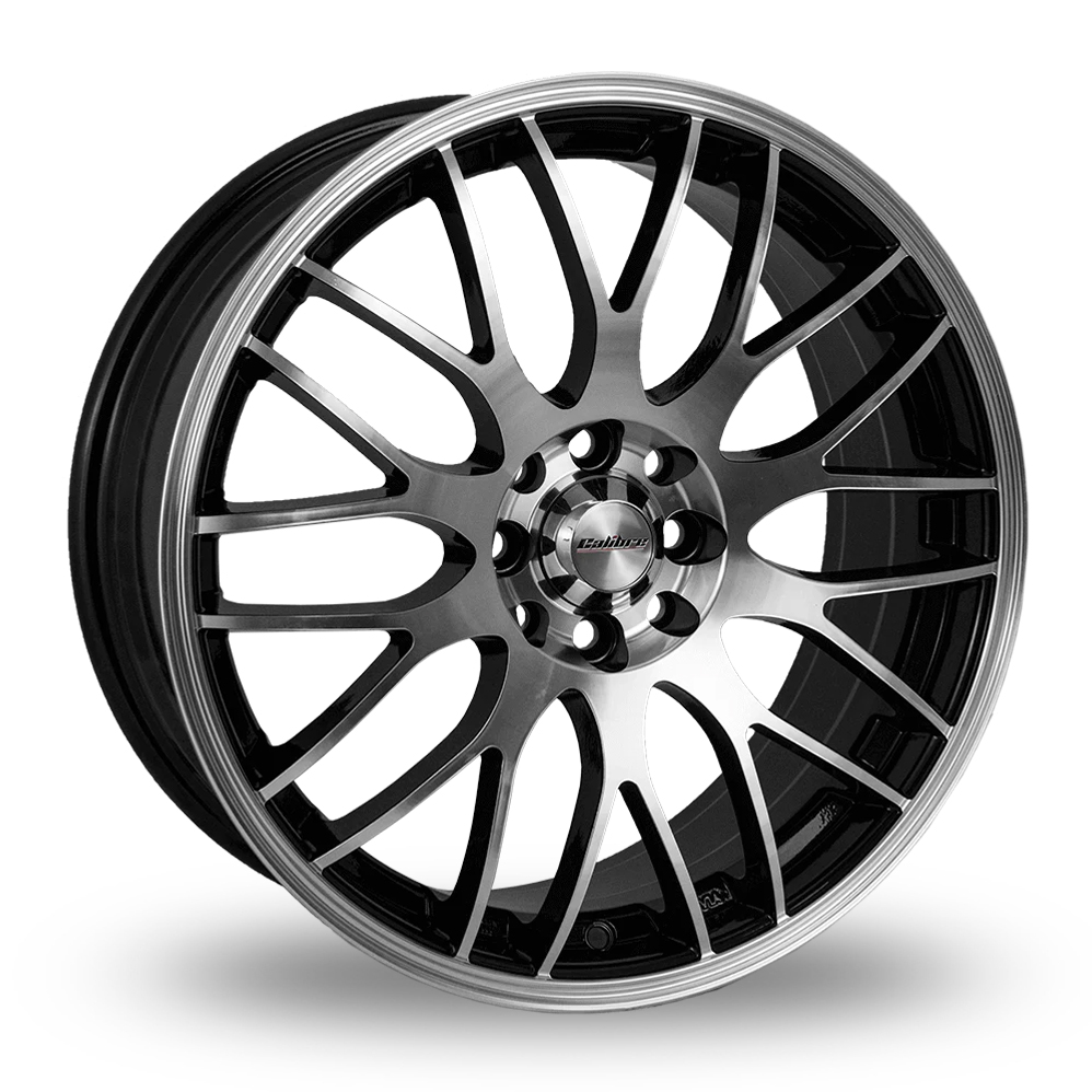 17" Calibre Motion Gloss Black Polished Alloy Wheels